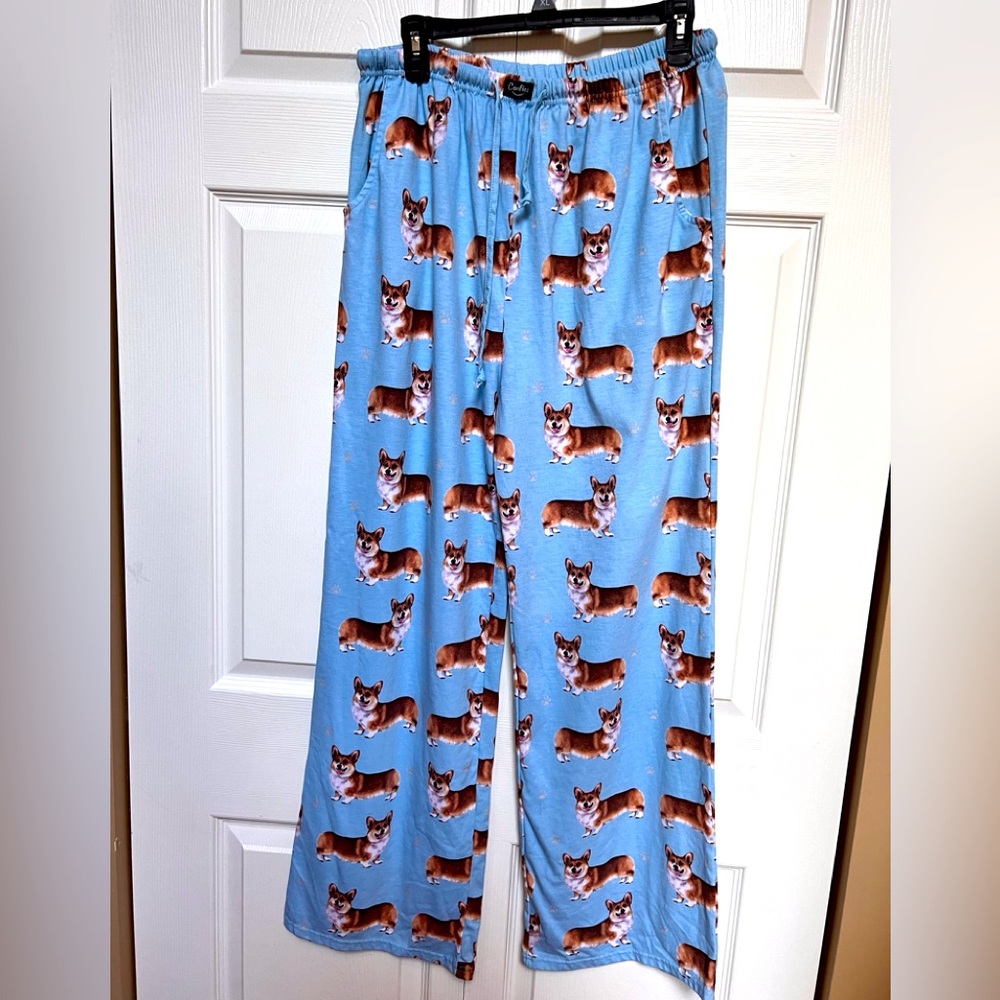 Comfies PJ pants featuring Corgis Dogs NWOT